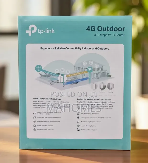 TP-Link 4G Outdoor 300Mbps WiFi Router - 1