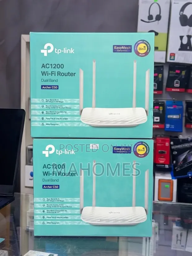 TP-Link AC1200 Dual Band WiFi Router - 1