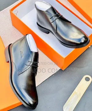 Clarks Black Leather Boots