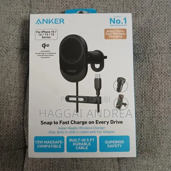 Anker MagGo 15W Wireless Car Charger - 1