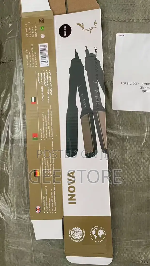 INOVA Professional Hair Straightener (Model: NHC-329) - 1