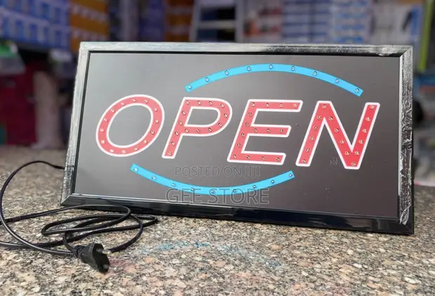 Double-Sided Open/Close Sign - 1