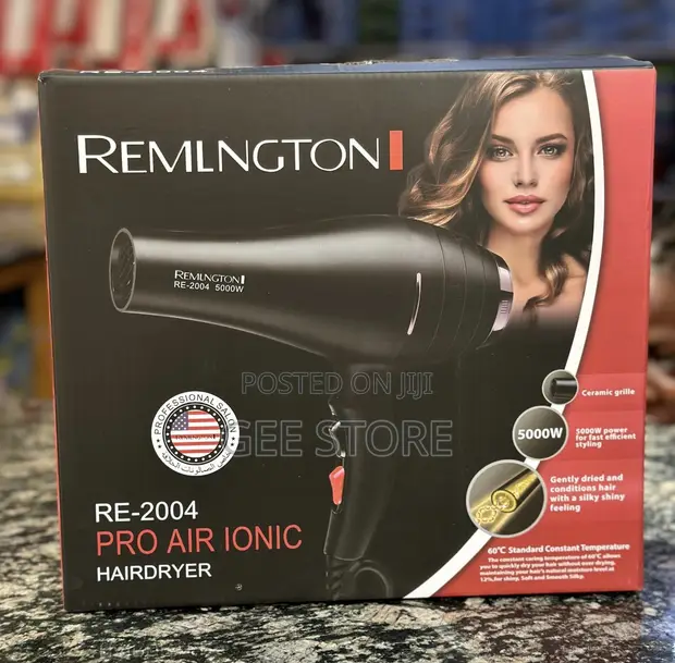 Black Remington RE-2004 Pro Air Ionic Hairdryer - 1