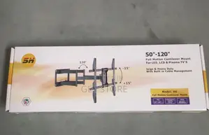 SH Model H6 Full Motion TV Mount (50-120 inch)