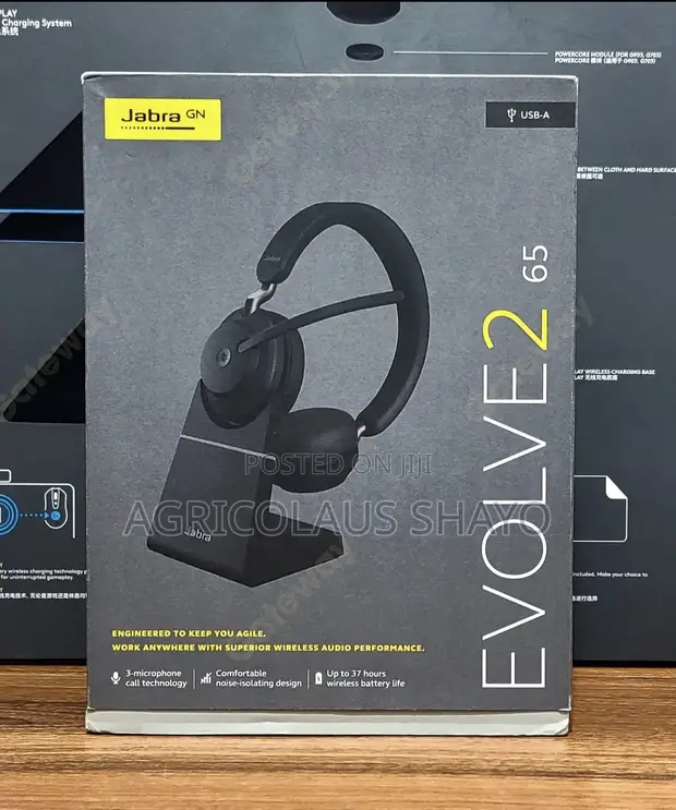 Jabra Evolve2 65 Wireless Professional Headset - 1