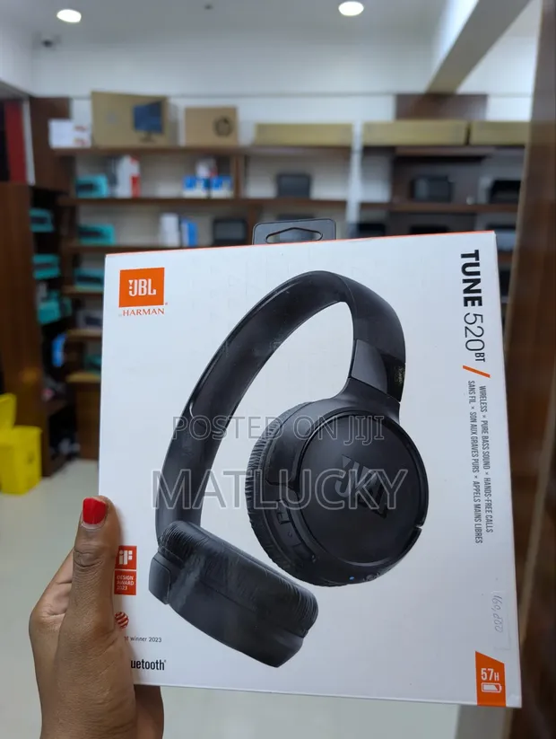 JBL Tune 520BT Wireless On-Ear Headphones - 1