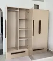 Two-Door Wardrobe - Cream Finish - 1