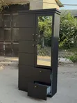 Wood-Mode 2-Door Wardrobe - Black - 1