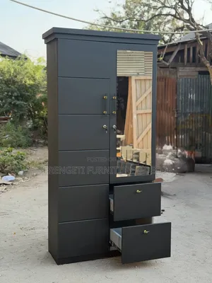 Wood-Mode 2-Door Wardrobe - Black