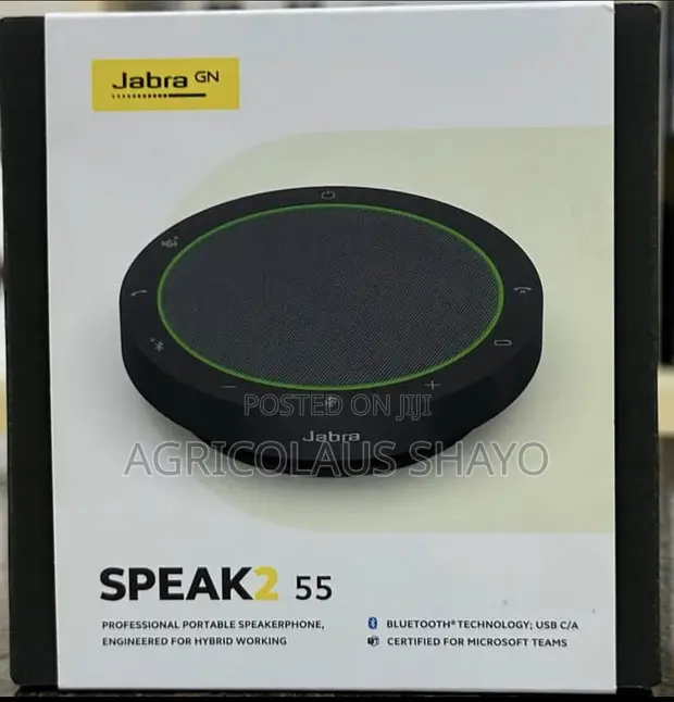 Jabra Speak2 55 Portable Wireless Bluetooth Speakerphone - 1