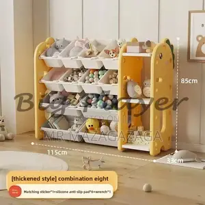 Multilayer Portable Storage Shelves Organizer Rack
