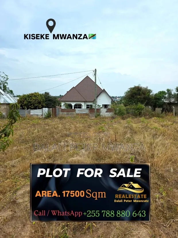 Land for Sale in Kiseke, Mwanza - 17500 sqm - 1