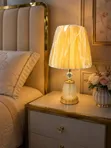Modern Stylish Bedside Lamp with Crystal-Style Base - 4