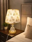 Modern Stylish Bedside Lamp with Crystal-Style Base - 5