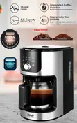 Raf Coffee Maker with Integrated Grinder (1.2L) - 5