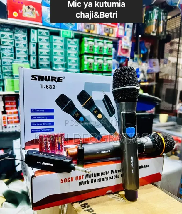 Shure T-682 Double Wireless Microphone - 1
