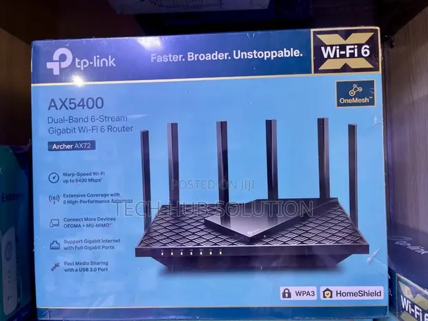 TP-Link AX5400 Dual-Band Wi-Fi 6 Router - 1