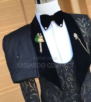 Classic Black Suit by Ricardo