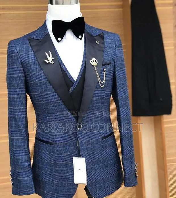 Brand Ricardo Navy Blue Suit - 1