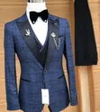 Brand Ricardo Navy Blue Suit - 1
