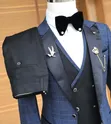 Brand Ricardo Navy Blue Suit - 3