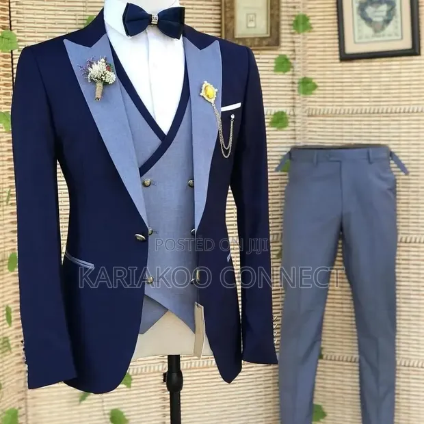 Ricardo Men's Suit - Blue, Brand New - 1