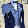 Ricardo Men's Suit - Blue, Brand New - 2