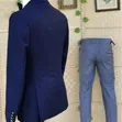 Ricardo Men's Suit - Blue, Brand New - 4