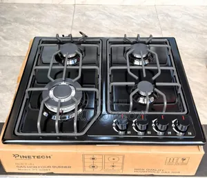 Pinetech Gas Stove PT-B1004 - 4 Burners, Stainless Steel