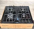 Pinetech Gas Stove PT-B1004 - 4 Burners, Stainless Steel - 1