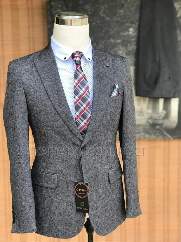 Men's Gray Suit - Brand New - 1