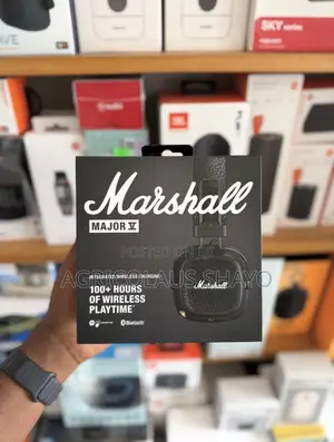 Marshall Major V Bluetooth Headphones - Black