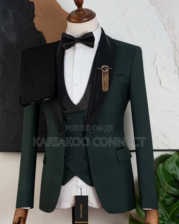 Presidential Collection Green Men's Suit - 1