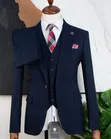Excellent Blue Men's Suit - 2