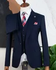 Excellent Blue Men's Suit - 3
