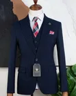 Excellent Blue Men's Suit - 4