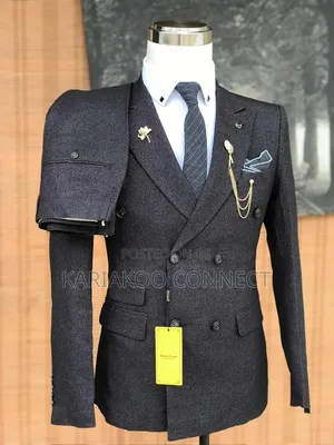 Platinum Collection Men's Suit - Gray