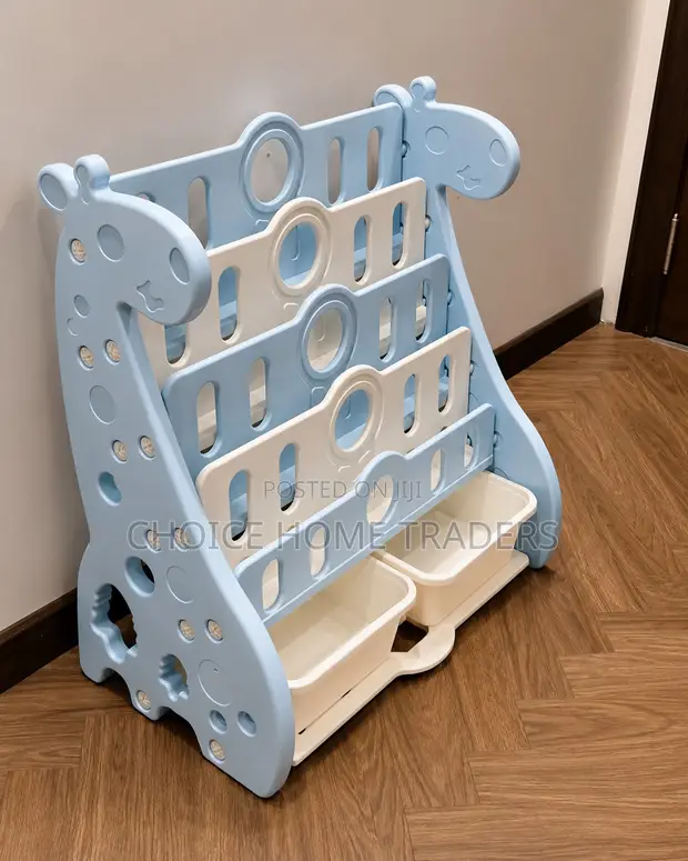Blue Bookshelf for Kids - 1