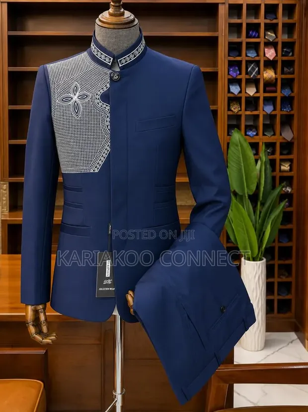 Blue Everman Men's Suit - Brand New - 1