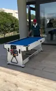 2-in-1 Pool & Air Hockey Table - 2