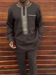 Brown Nigerian Fit Men's Suit - 3