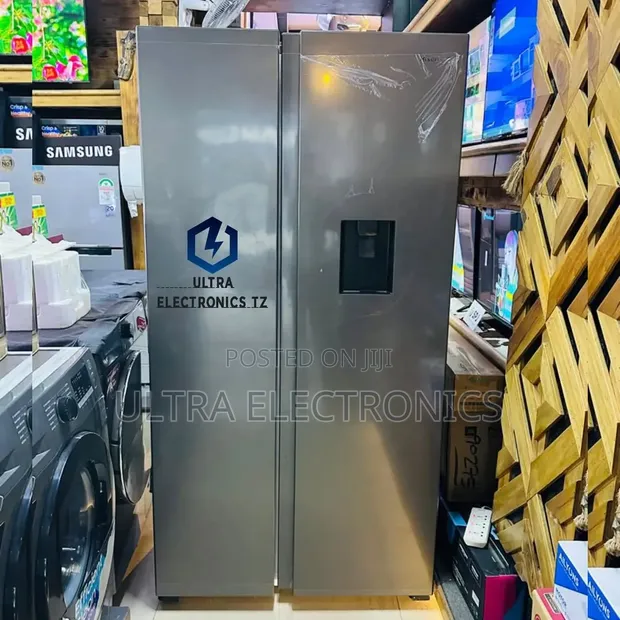 Hisense Side-by-Side Refrigerator with Water Dispenser (508L) - 1