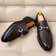 New Pure Leather Shoes - Brown - 4