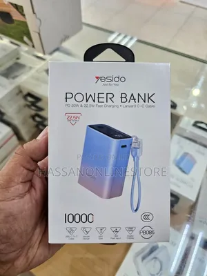 Yesido PB086 Powerbank 10000mAh Chaji ya Haraka 22.5W