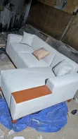 SofaSofa L-Shape Sofa - Grey - 1