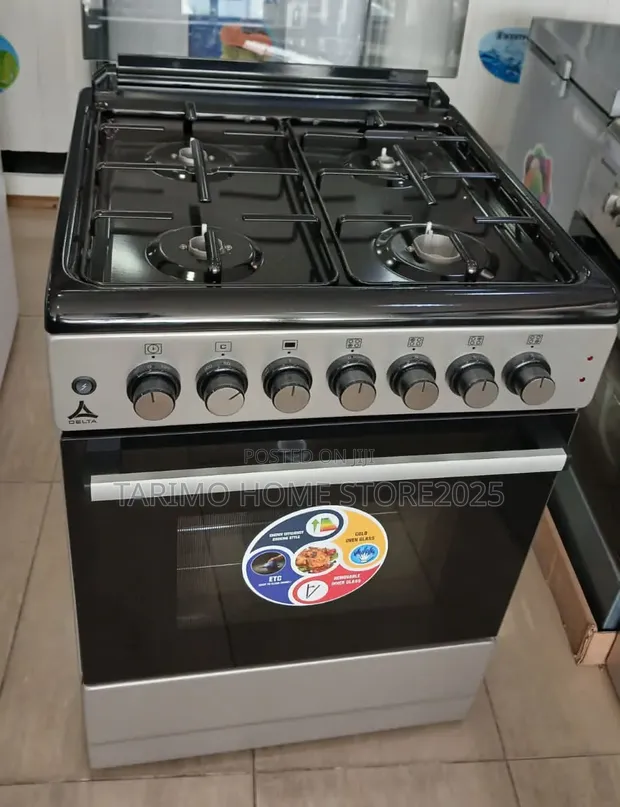 Delta 60x60 Gas Cooker with Electric Oven - 1