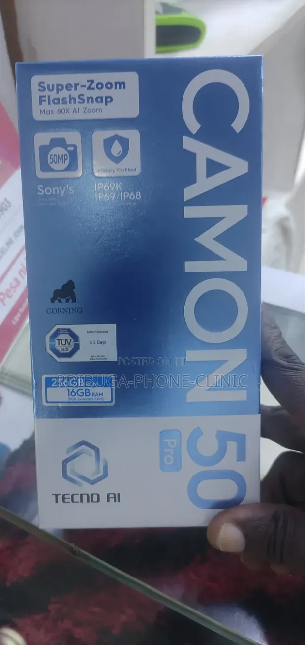 New Tecno Camon 50 Pro 256GB Gray - 1
