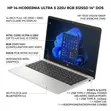 New HP 14-hc0003nia Laptop: Core Ultra 5, 8GB RAM, 512GB SSD - 4