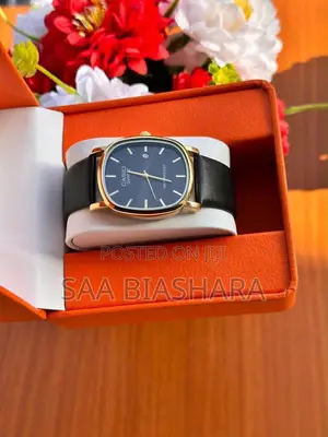 Gold Tone Casio Quartz Watch with Black Strap