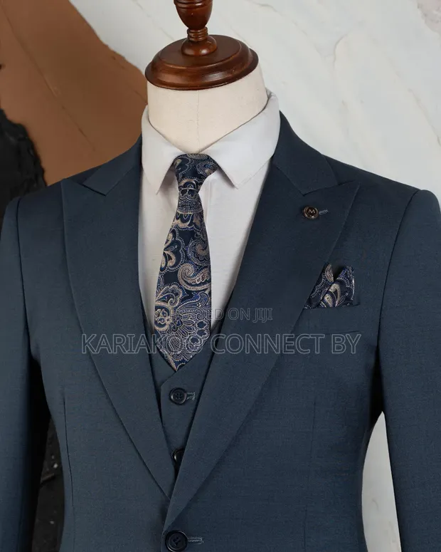 Mario Casas Luxury Men's Slim Fit Suit - 1